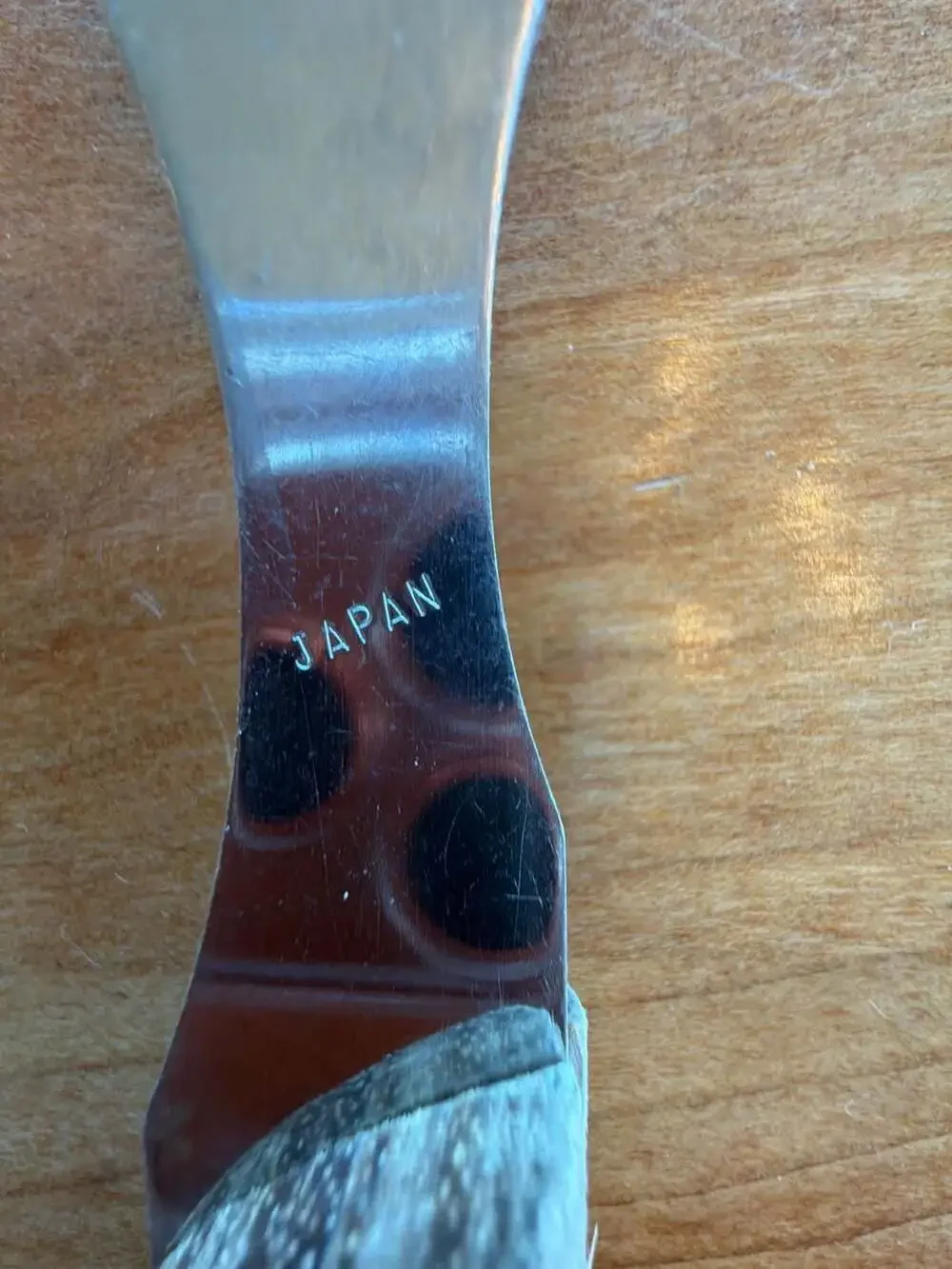 Vintage Kitchen Delite Stainless Steel Meat Carving Fork with Wood Handle
